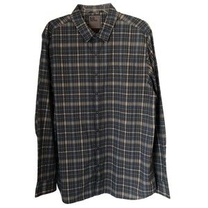 511 Tactical Series Men's Long Sleeve Button-up Shirt L Large Plaid